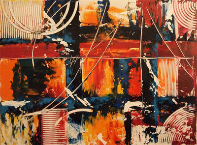 2-tlg. á 60 x 80 x 4 - Auftragsarbeit